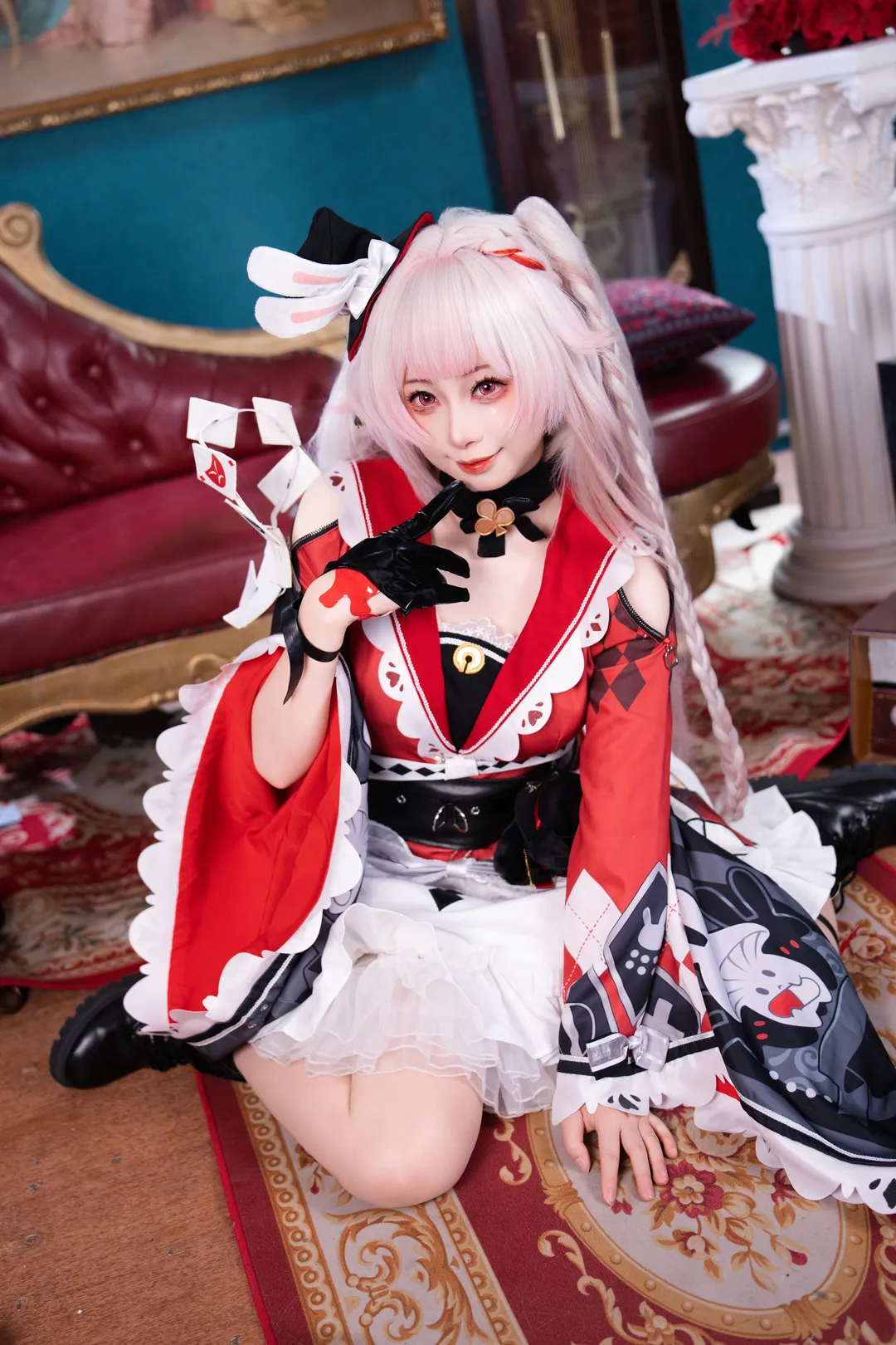 二次元攝影, cos正片, 女僕裝, 漫展場照, 原神cos