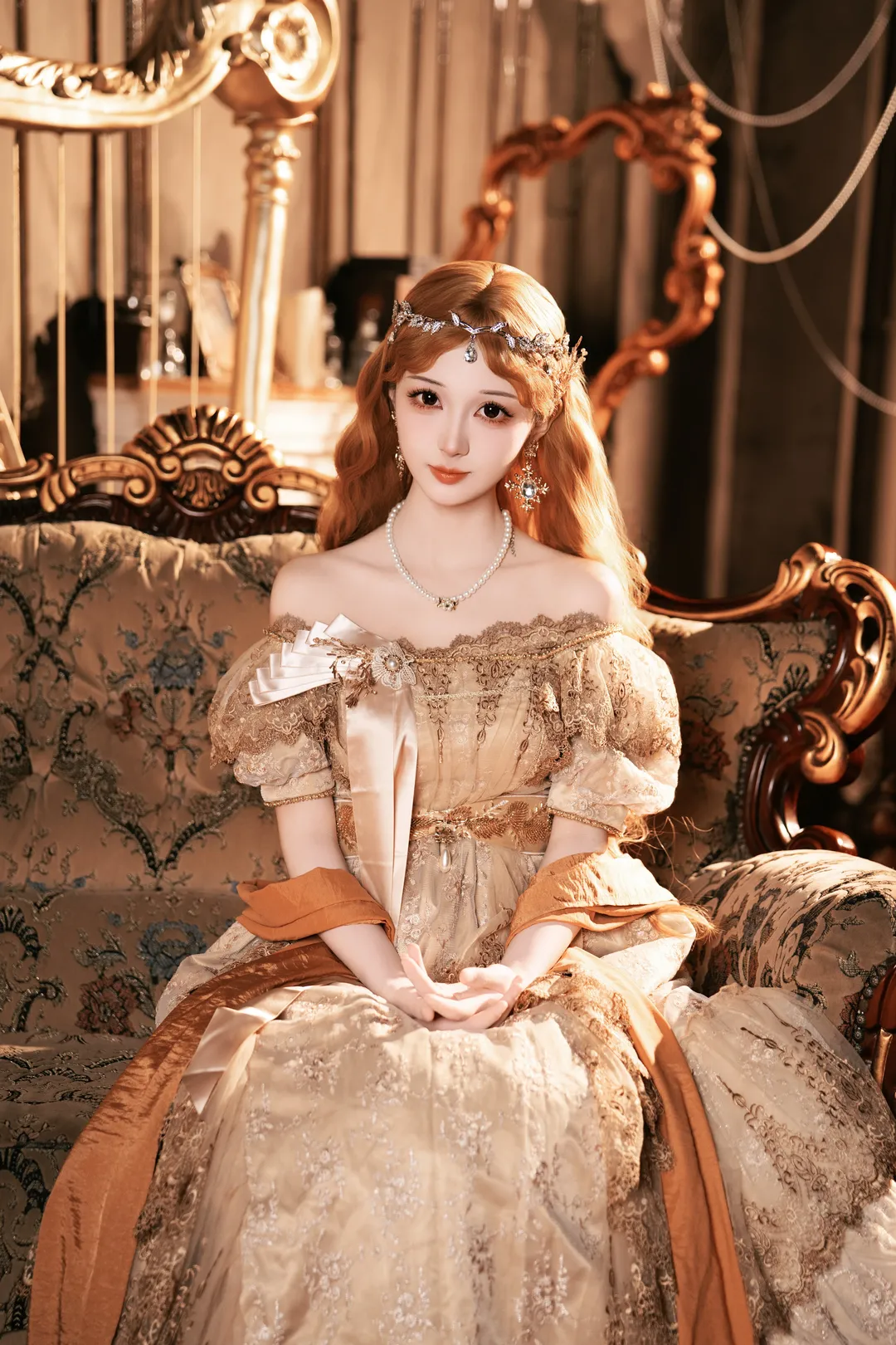 圣女的魔力是万能的, 清cos, 复古宫廷风, 欧式古典写真, 吉巴罗