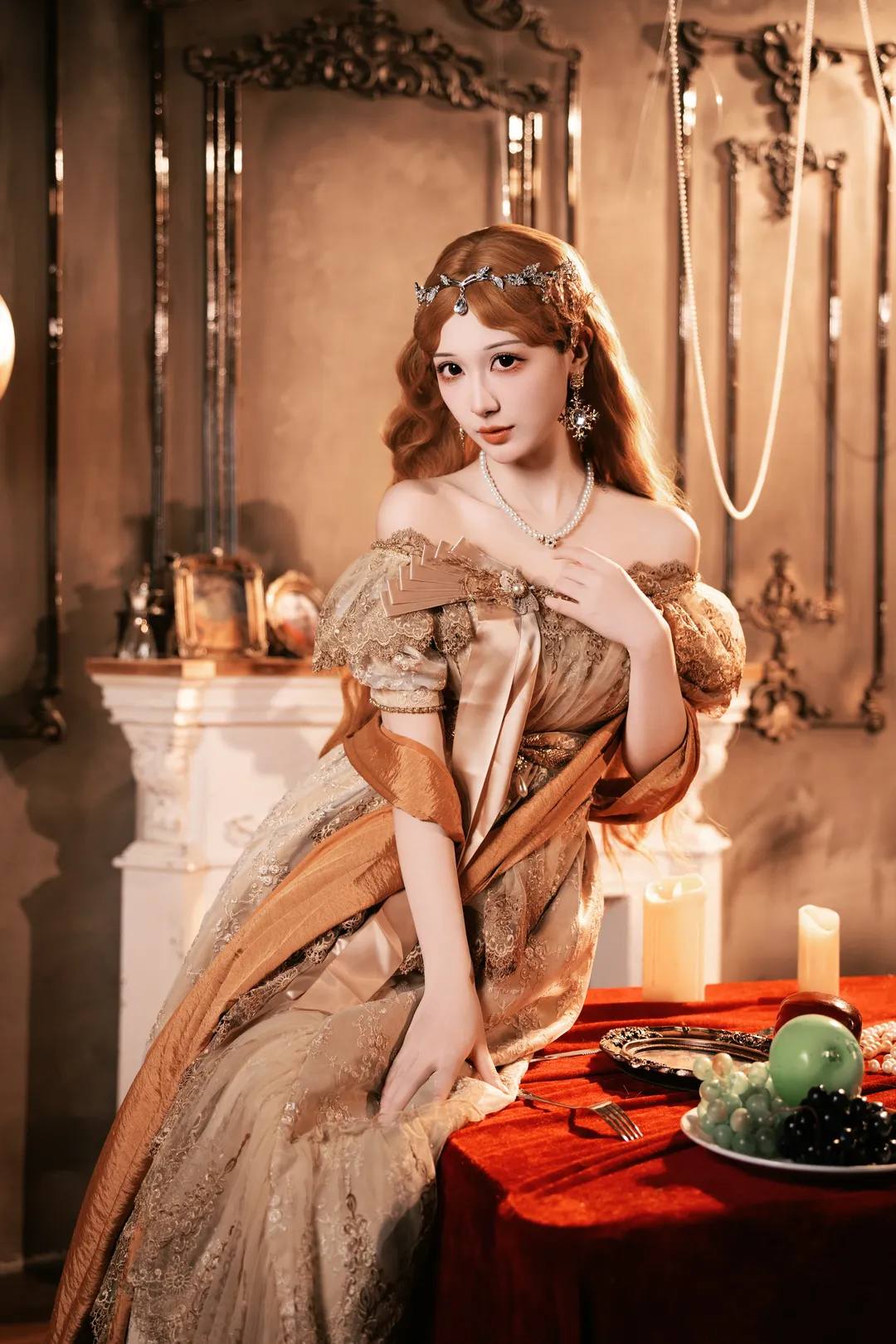 圣女的魔力是万能的, 清cos, 复古宫廷风, 欧式古典写真, 吉巴罗 - 第5张