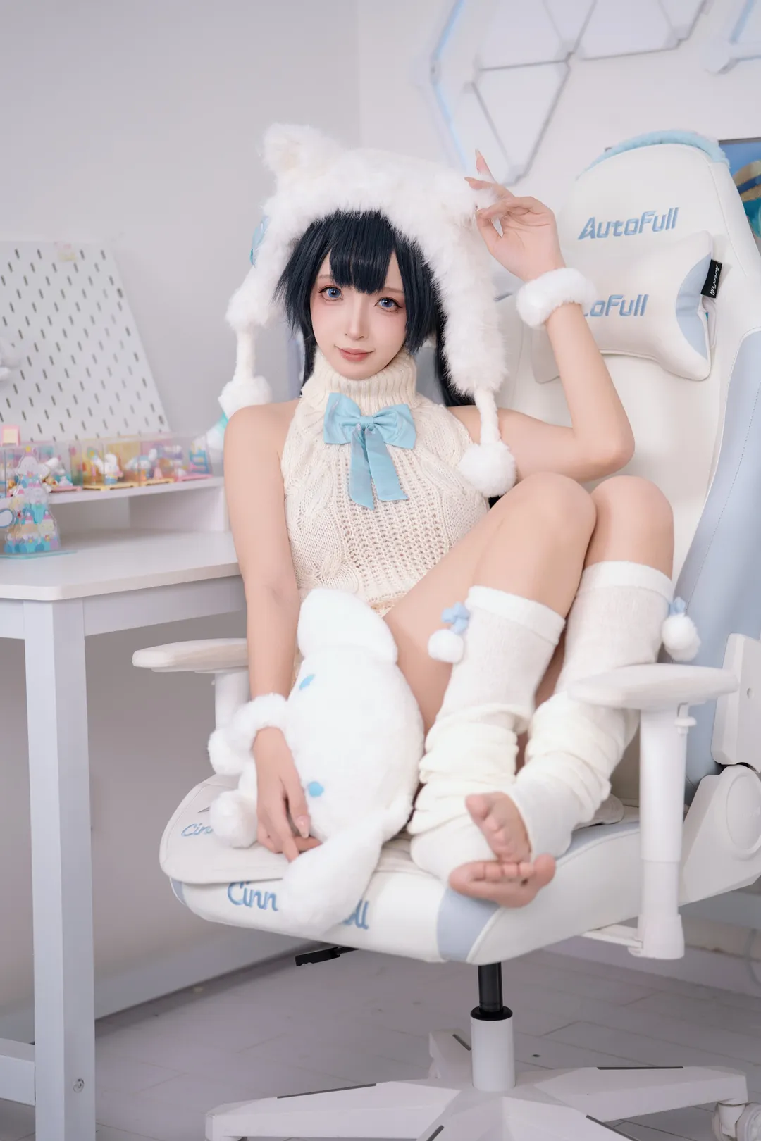 碧蓝航线, 电竞少女, 二次元日常, 毛绒穿搭, 萌系cos - 第1张