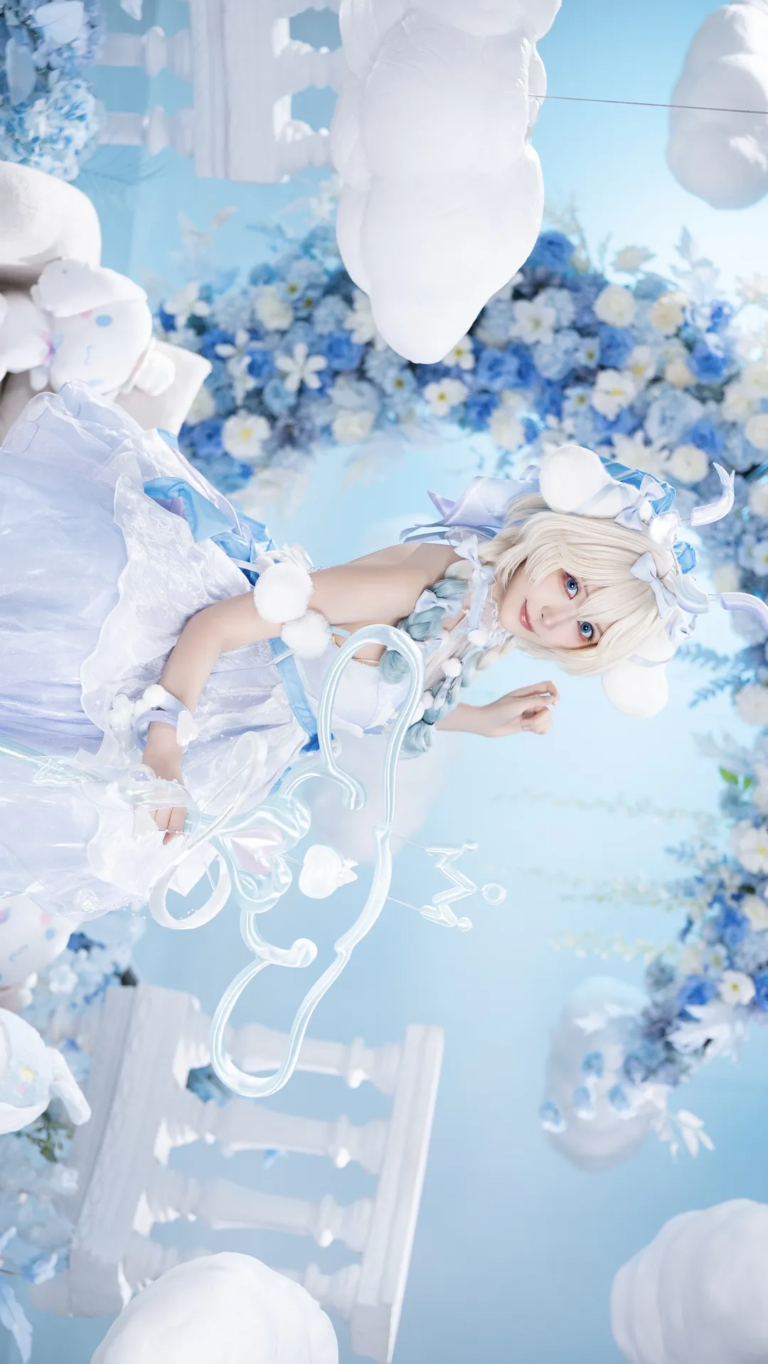 cosplay, 魔法少女, 王者荣耀, 白色丝袜, 瑶时之祈愿cos - 第3张