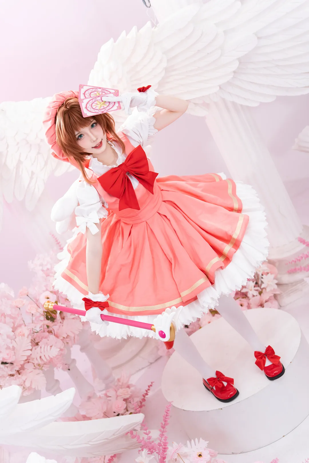 cosplay, 魔法少女, 小樱cos, 魔卡少女樱, 白丝 - 第3张