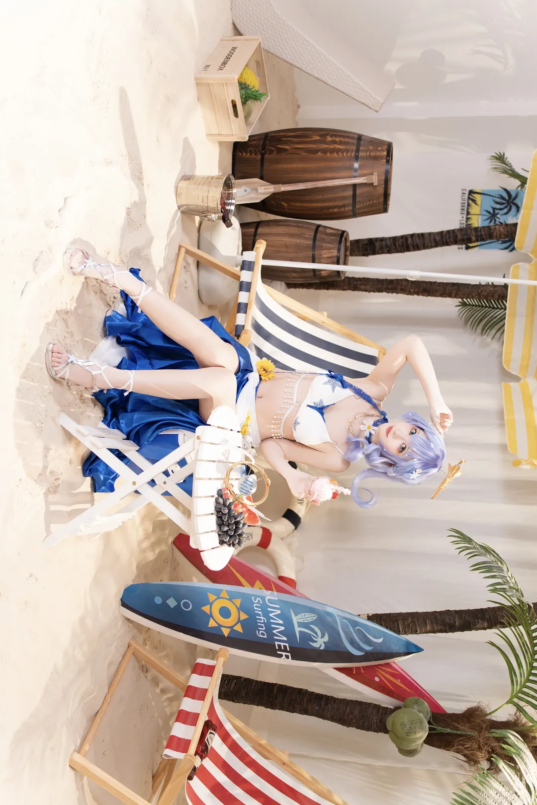 崩坏星穹铁道, 知更鸟cos, 海边写真, 夏日泳装, cosplay摄影 - 第4张