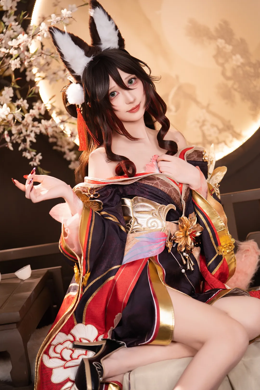 二次元摄影, 萤火虫漫展, 古风cos, 和风cosplay, 狐耳造型 - 第2张