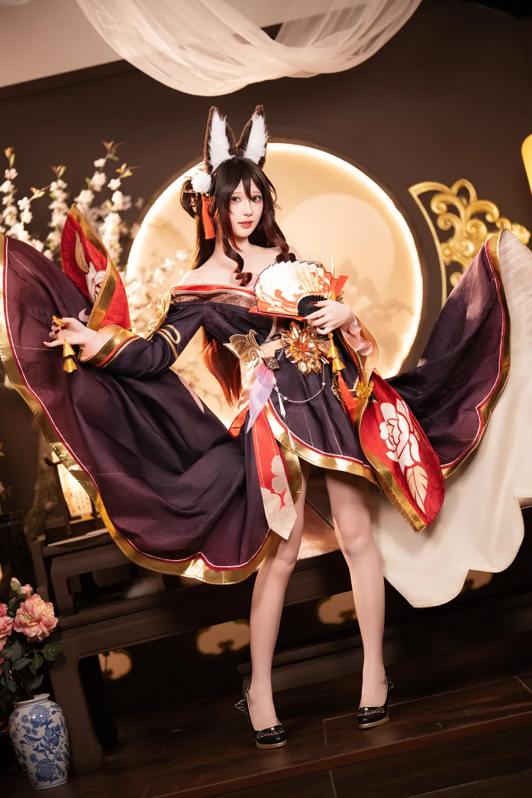 二次元摄影, 萤火虫漫展, 古风cos, 和风cosplay, 狐耳造型 - 第3张