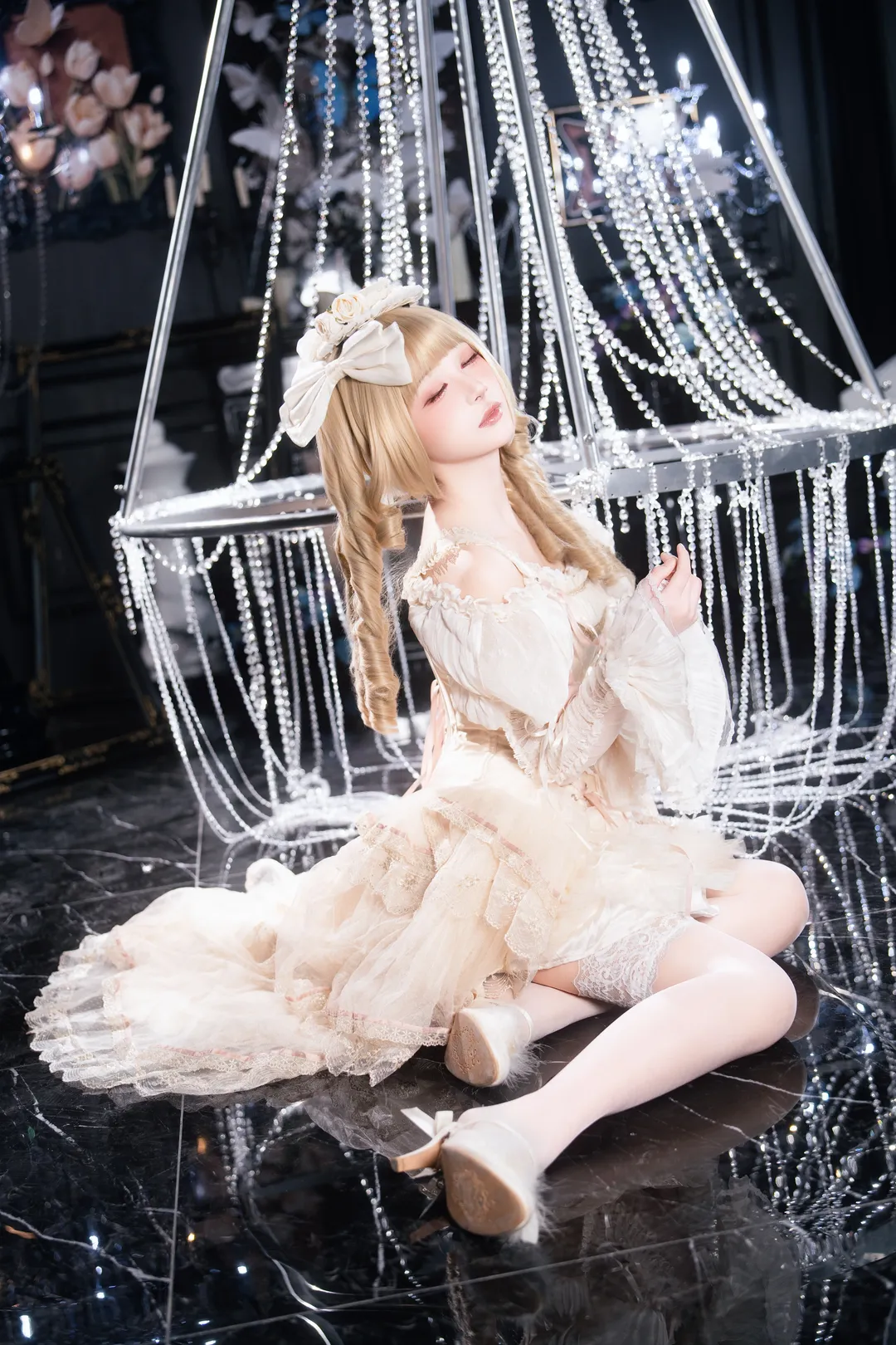 cosplay, 白丝, 洛丽塔穿搭, 梦幻写真, 二茹Ruth - 第3张