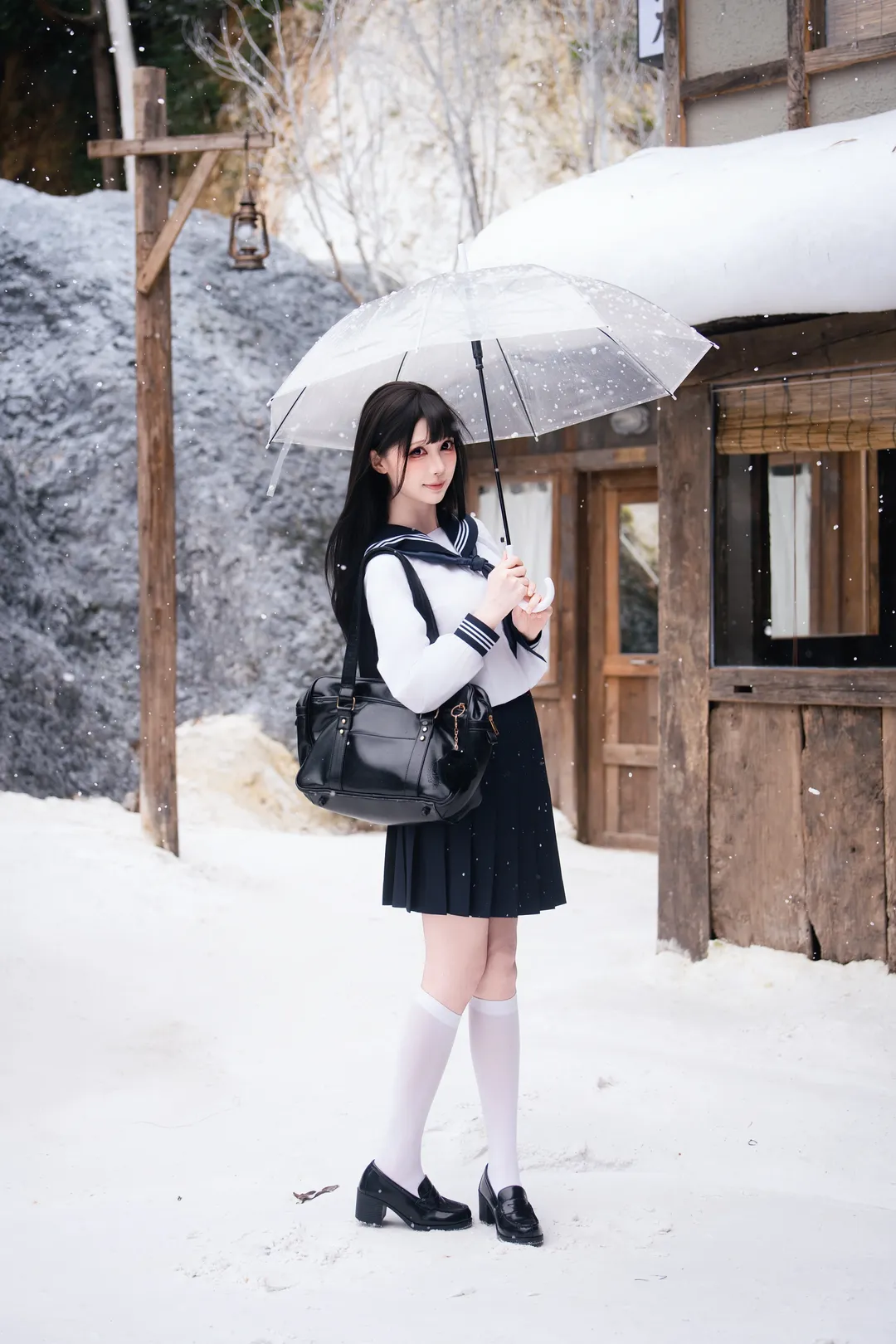 白丝, 学院风, 校供感, 初雪穿搭, 青春校园女主 - 第2张