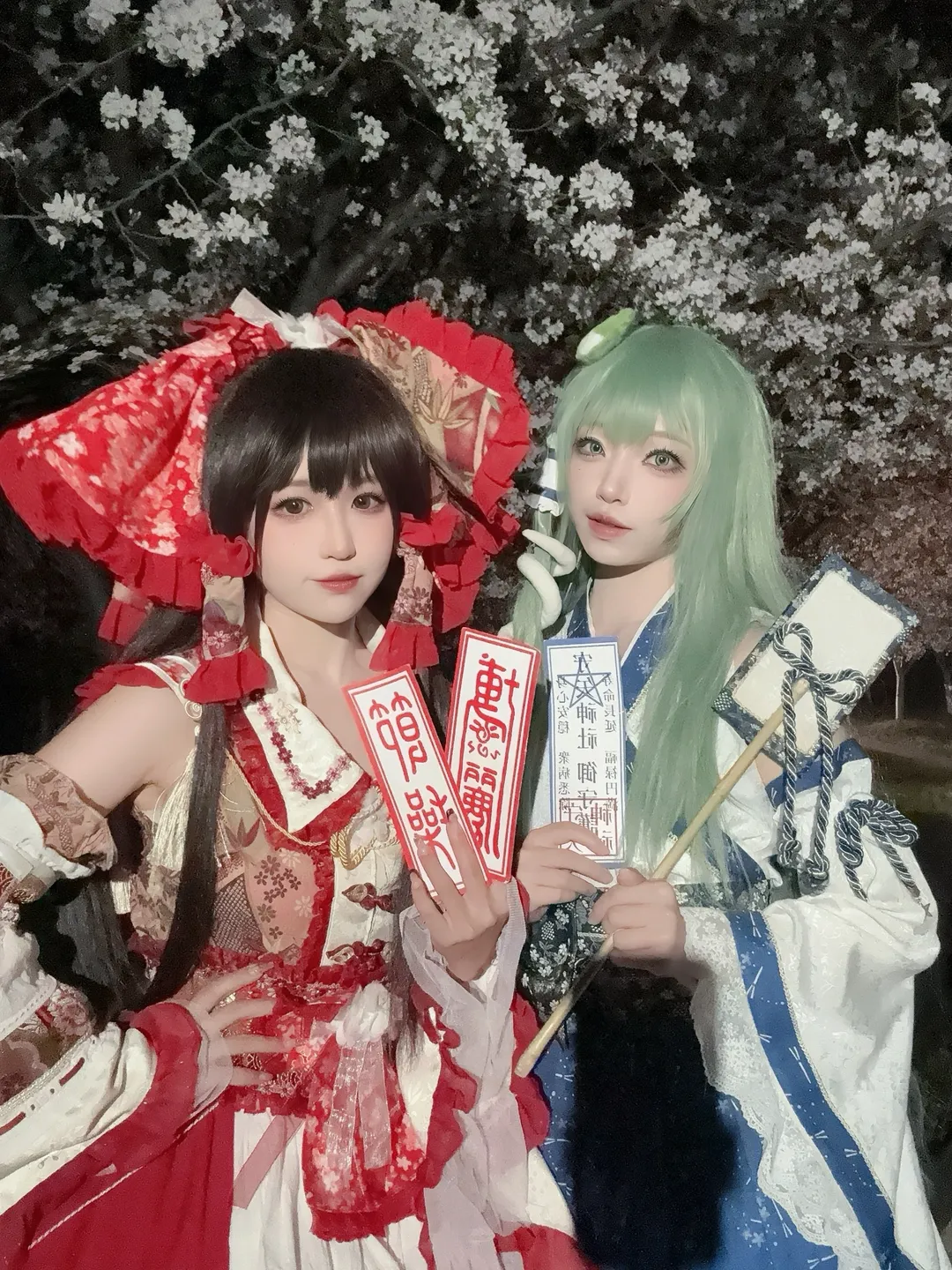 コスプレ, 東方Project, ロリータスタイル, 夜桜の夜景, 二次元チームビルディング - 5枚目