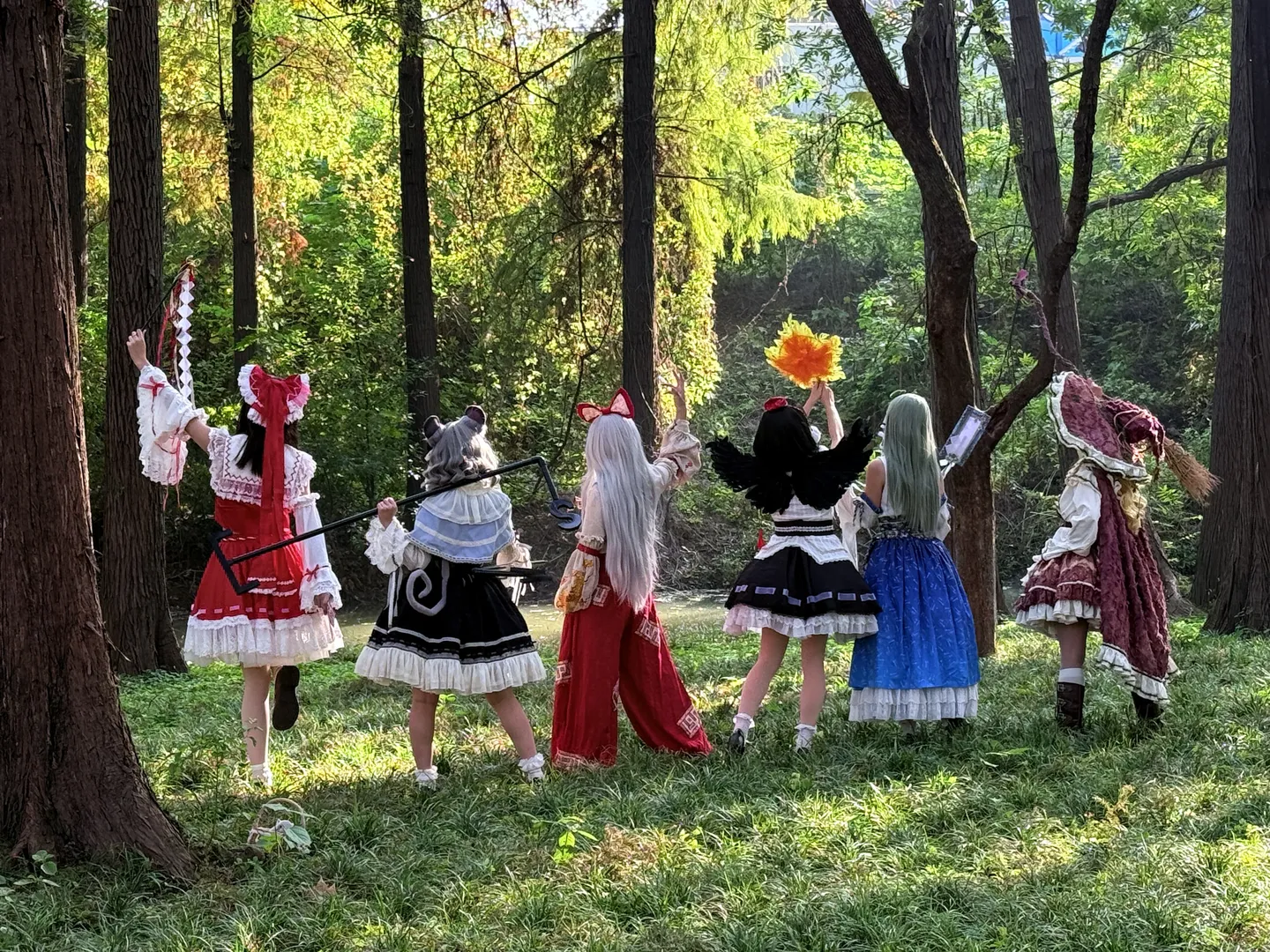 东方project, 户外cosplay, 复古风格, 东方projectcos, 森林拍摄 - 第1张