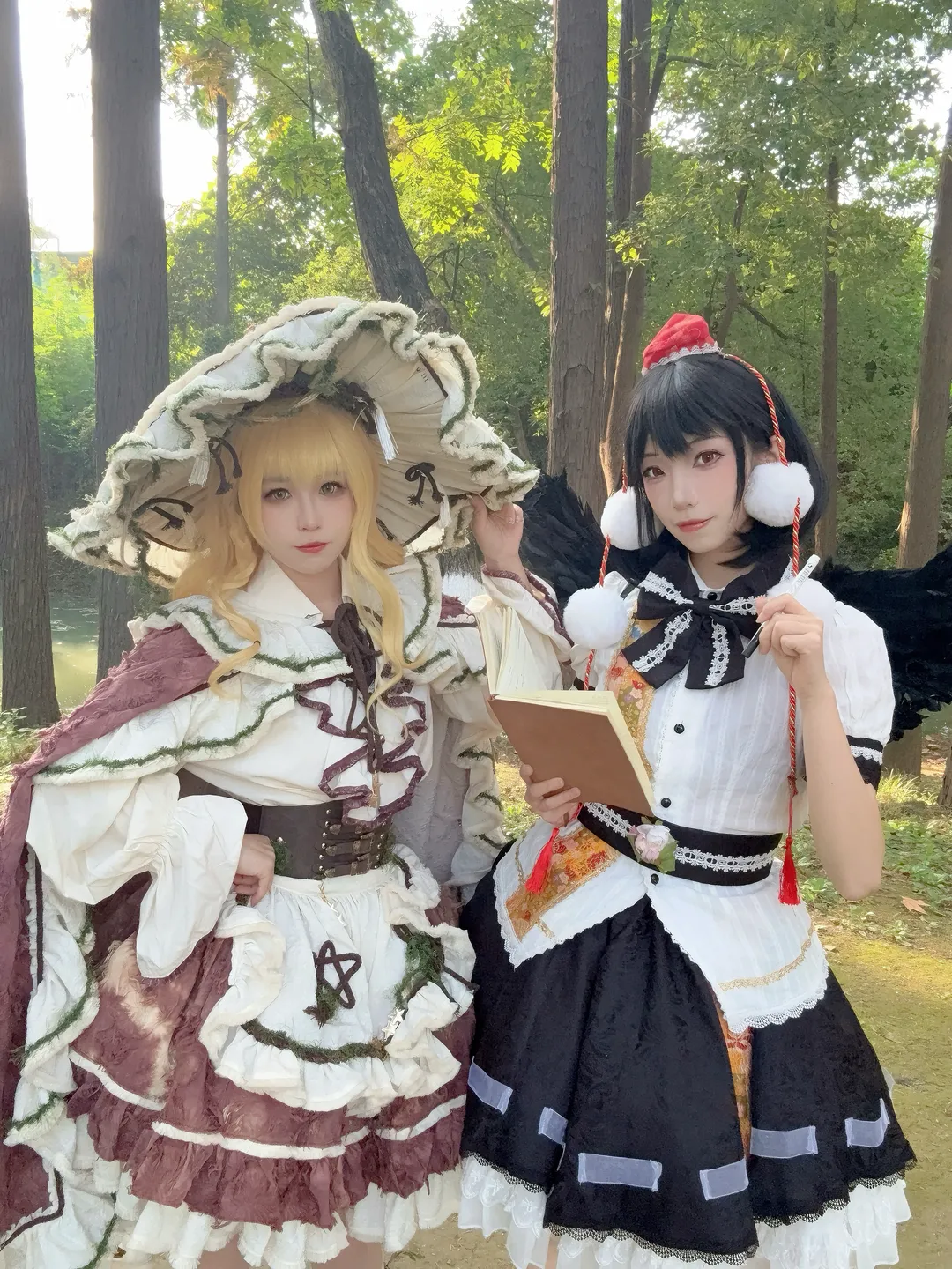 cosplay, 东方project, 魔理沙cos, 白丝, 外景 - 第6张