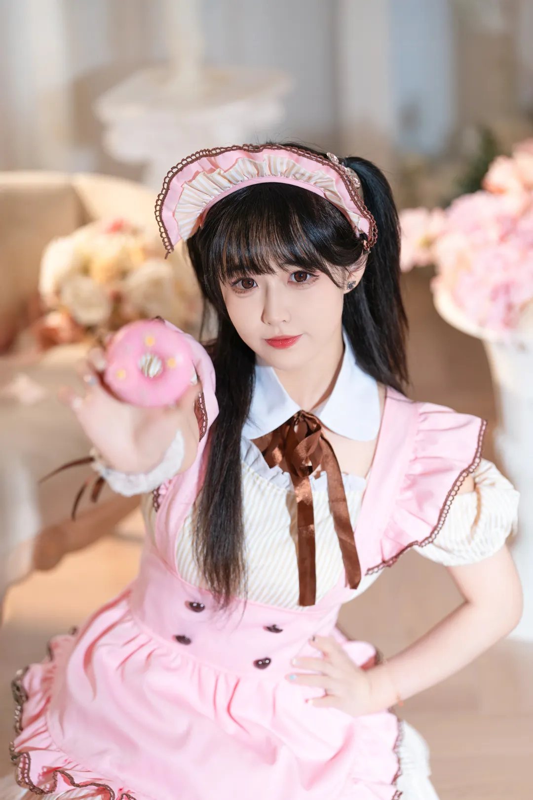 cosplay, 少女寫真, 女僕裝, 白絲穿搭, 室內人像 - 第8張
