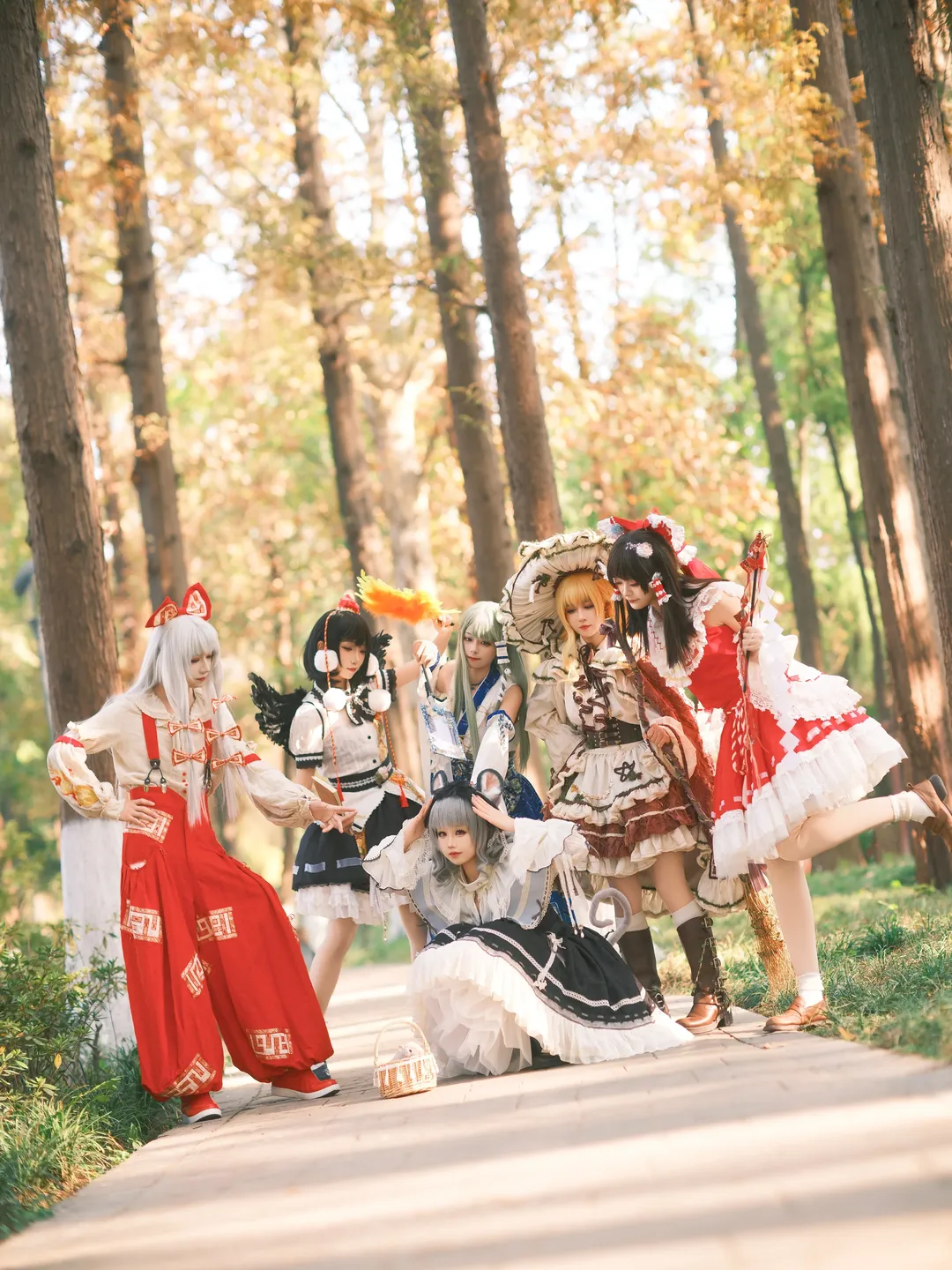 博丽灵梦cos, 东方project, 魔理沙cos, cosplay丝袜, 娜兹玲cos - 第5张