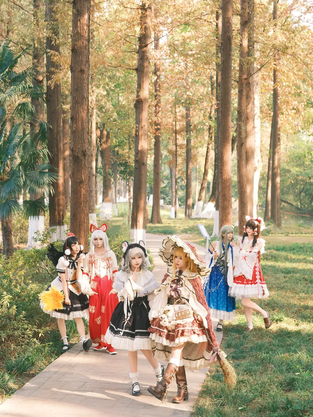 博丽灵梦cos, 东方project, 魔理沙cos, cosplay丝袜, 娜兹玲cos - 第8张