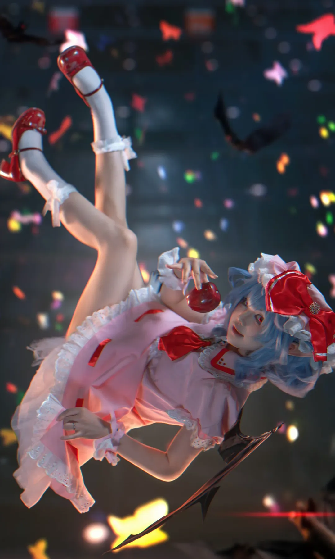 東方Project, レミリアコスプレ, 吸血鬼コスプレ, ゴシック・ロリータ, 白タイツ