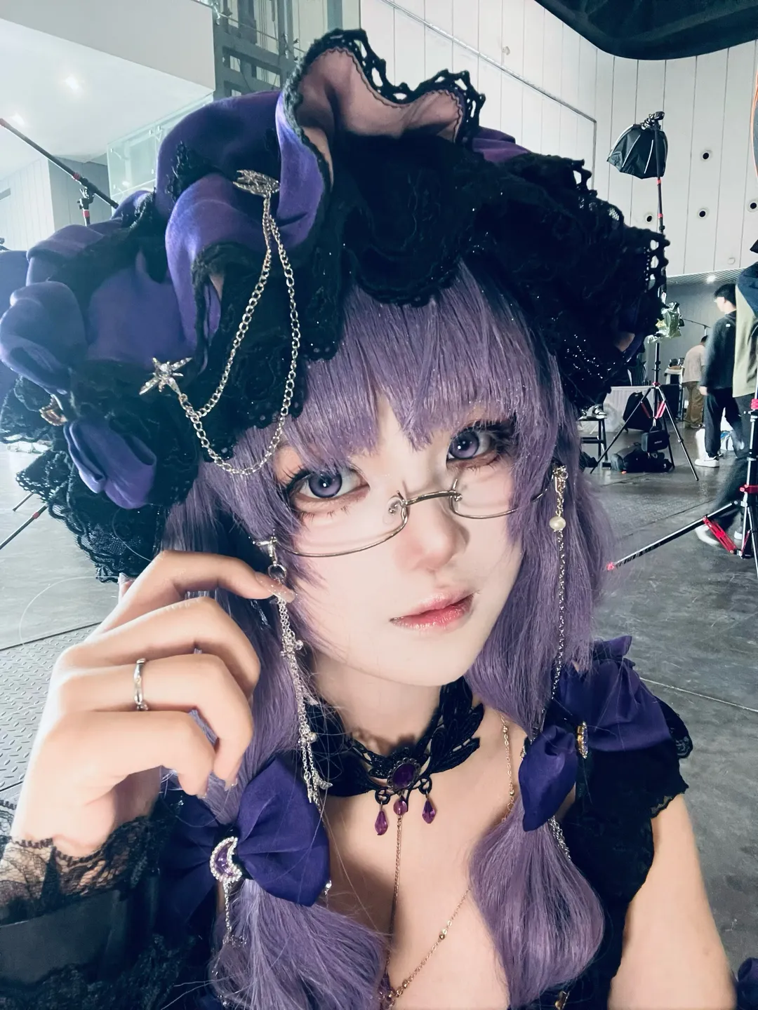 二次元, 東方Project, ゴシック風, パチュリー コスプレ, イベント撮影