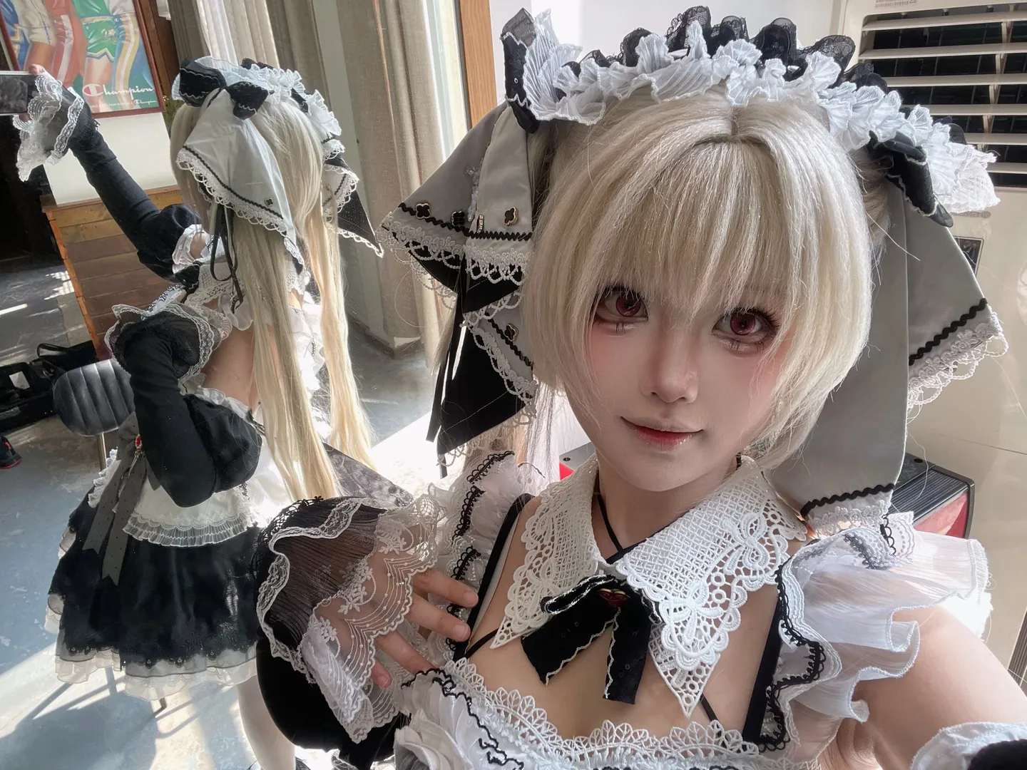 二次元, 女僕裝, 白絲, 可畏cos, 莊園風 - 第2張