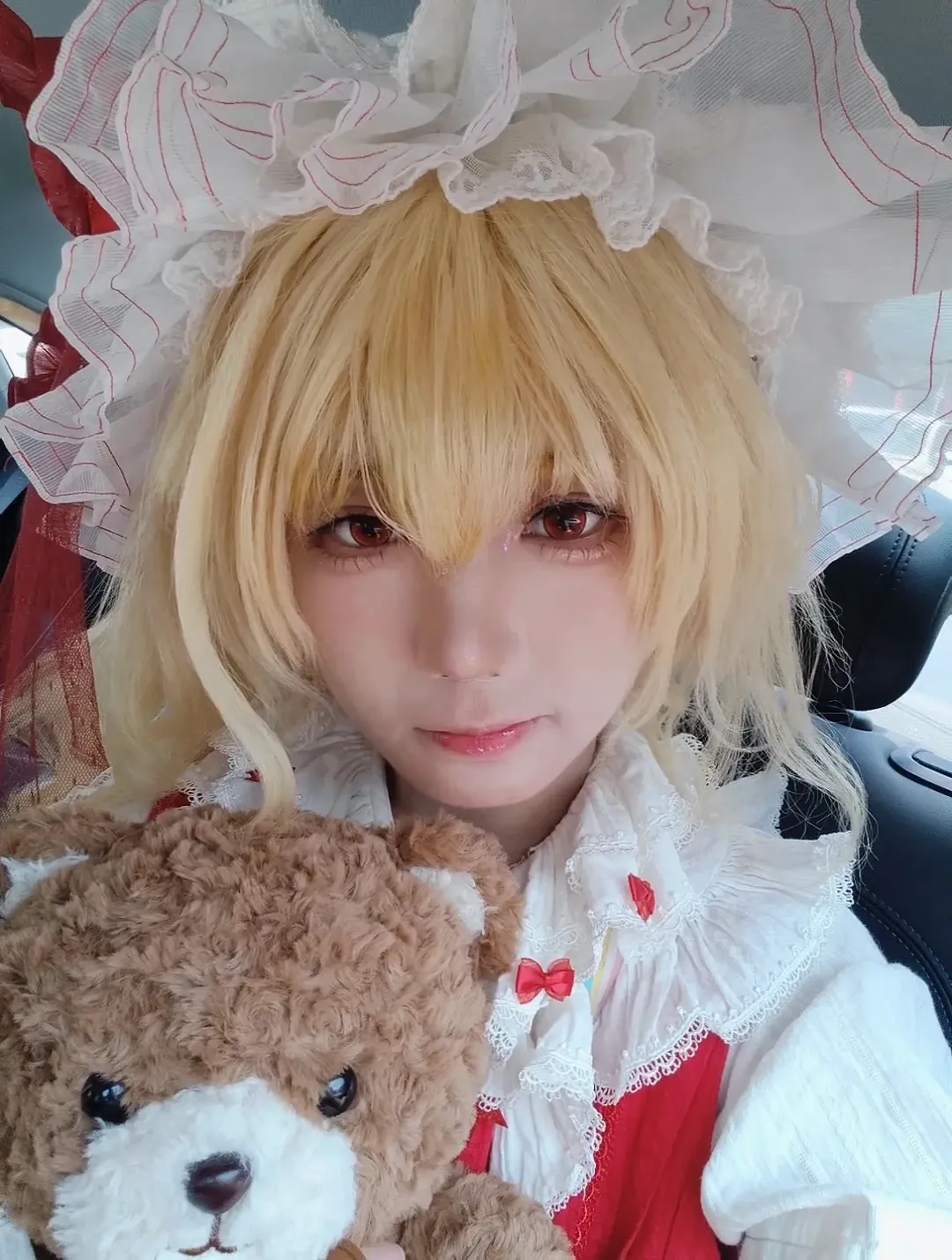 东方project, 芙兰朵露cos, 女仆装cos, 动漫角色扮演, 金发cosplay - 第1张