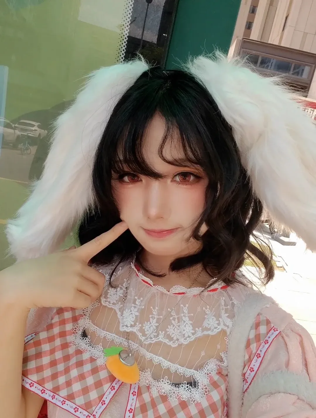 東方Project, 因幡てゐ コスプレ, ロリータファッション, 東方永夜抄, 地毛コスプレ - 3枚目