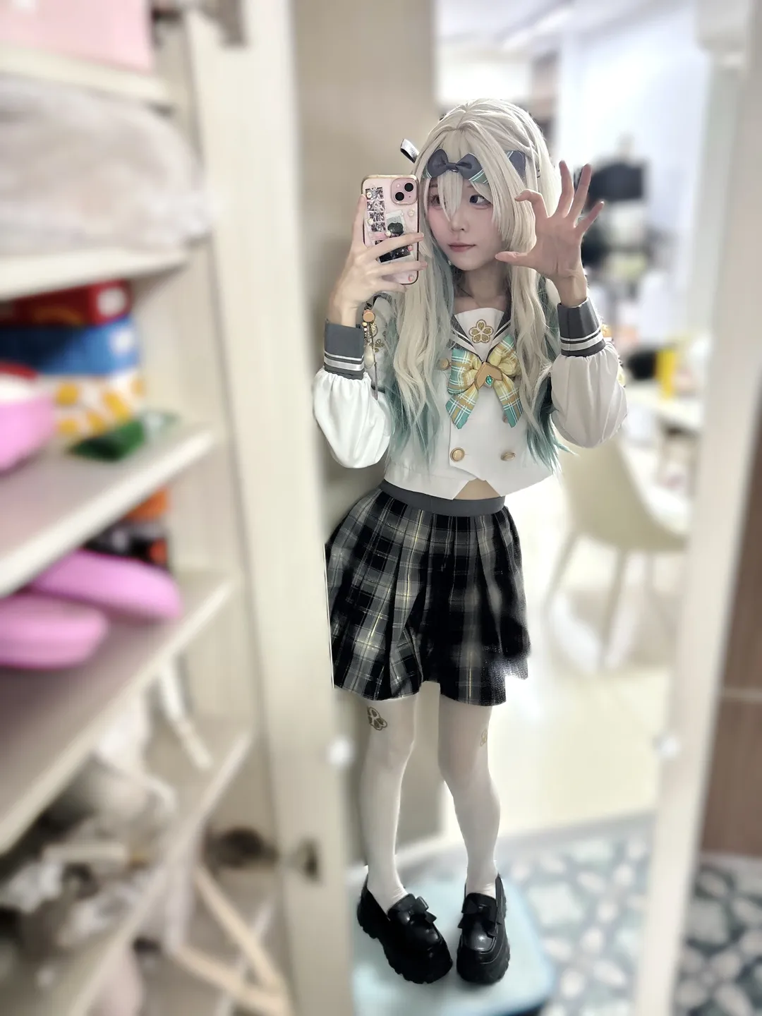 二次元少女, 崩壞星穹鐵道, 流螢cos, JK制服, cosplay穿搭