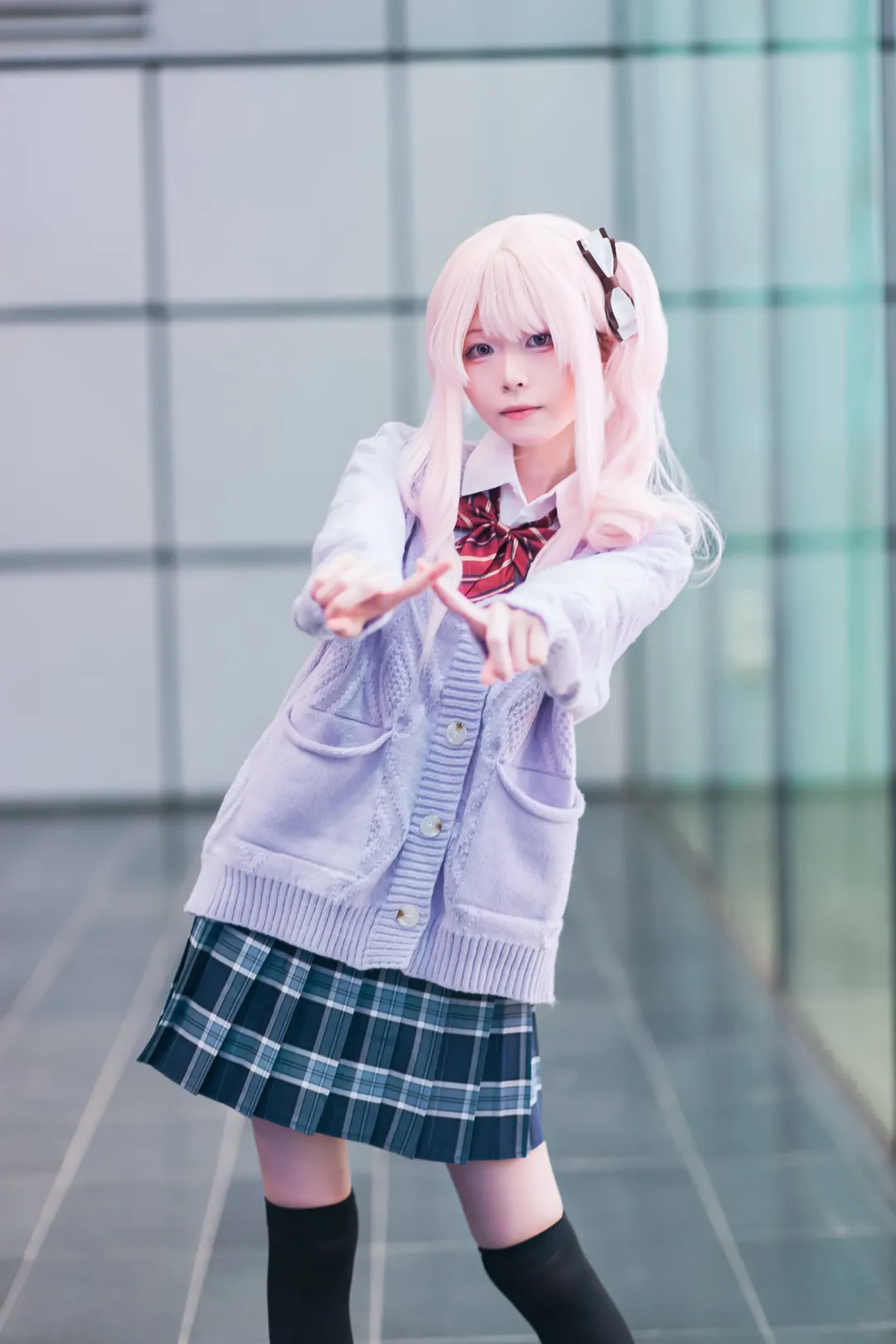 cosplay, 二次元摄影, 世界计划, 晓山瑞希cos, 过膝长袜穿搭 - 第1张