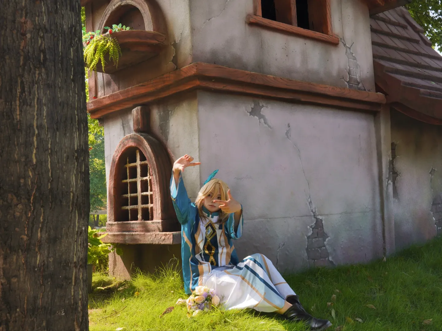 原神, cosplay摄影, 户外外景, 卡维cos, 松鼠部落佛山三水 - 第1张