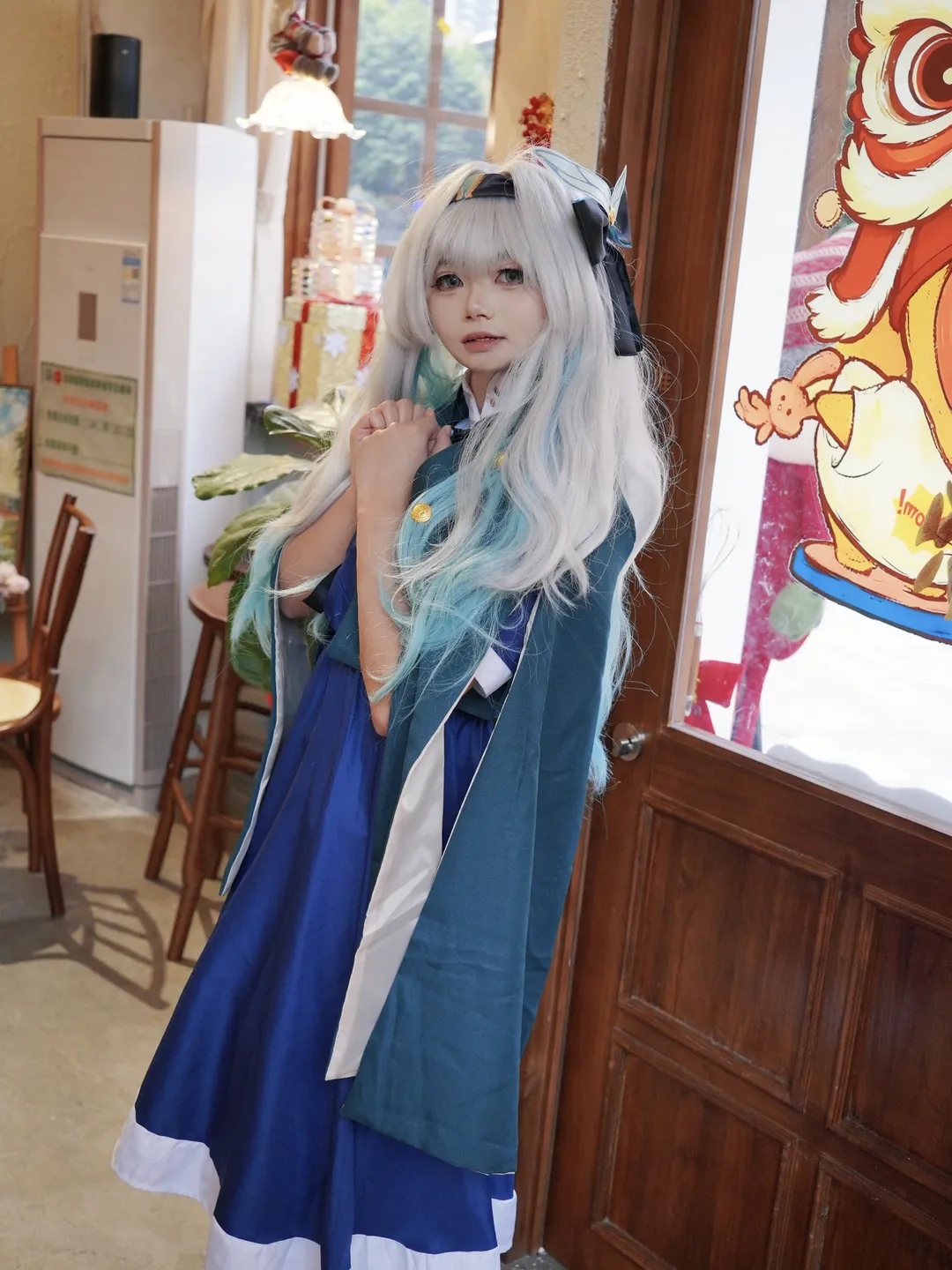 二次元摄影, 崩坏星穹铁道, 流萤cos, cosplay穿搭, 电玩城拍照 - 第3张