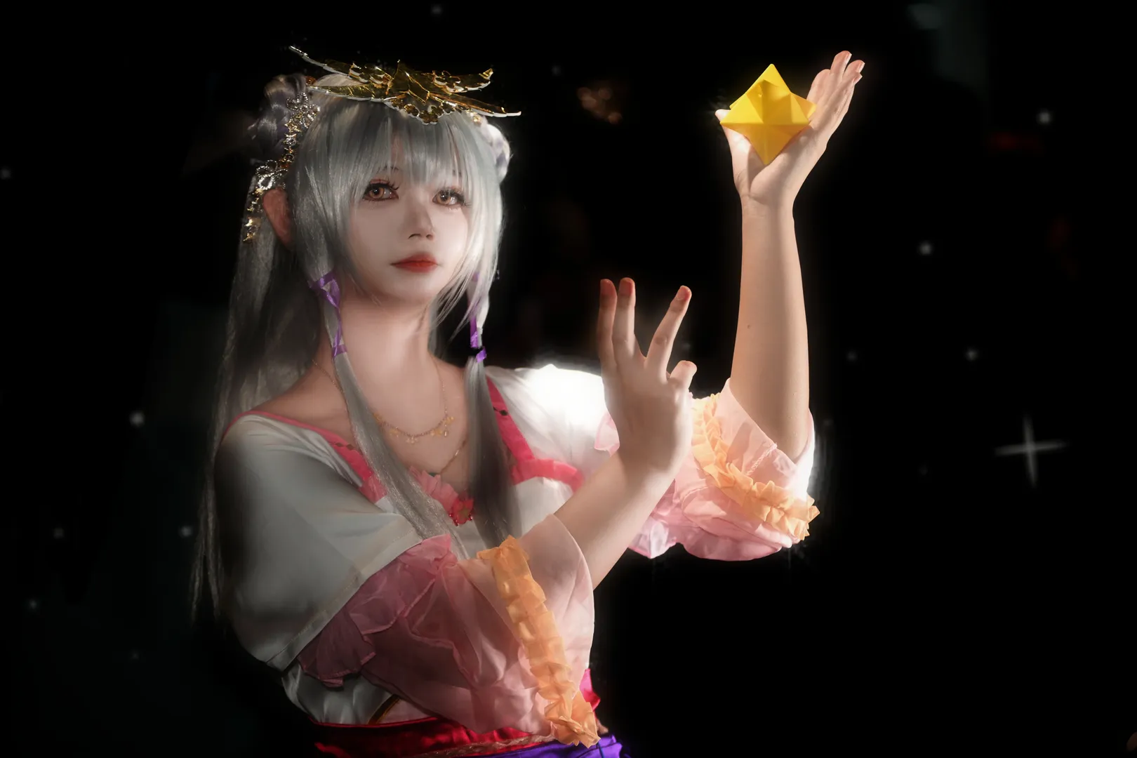 虚拟歌姬, 银发cos, 星尘cos, 五维介质, 星光主题