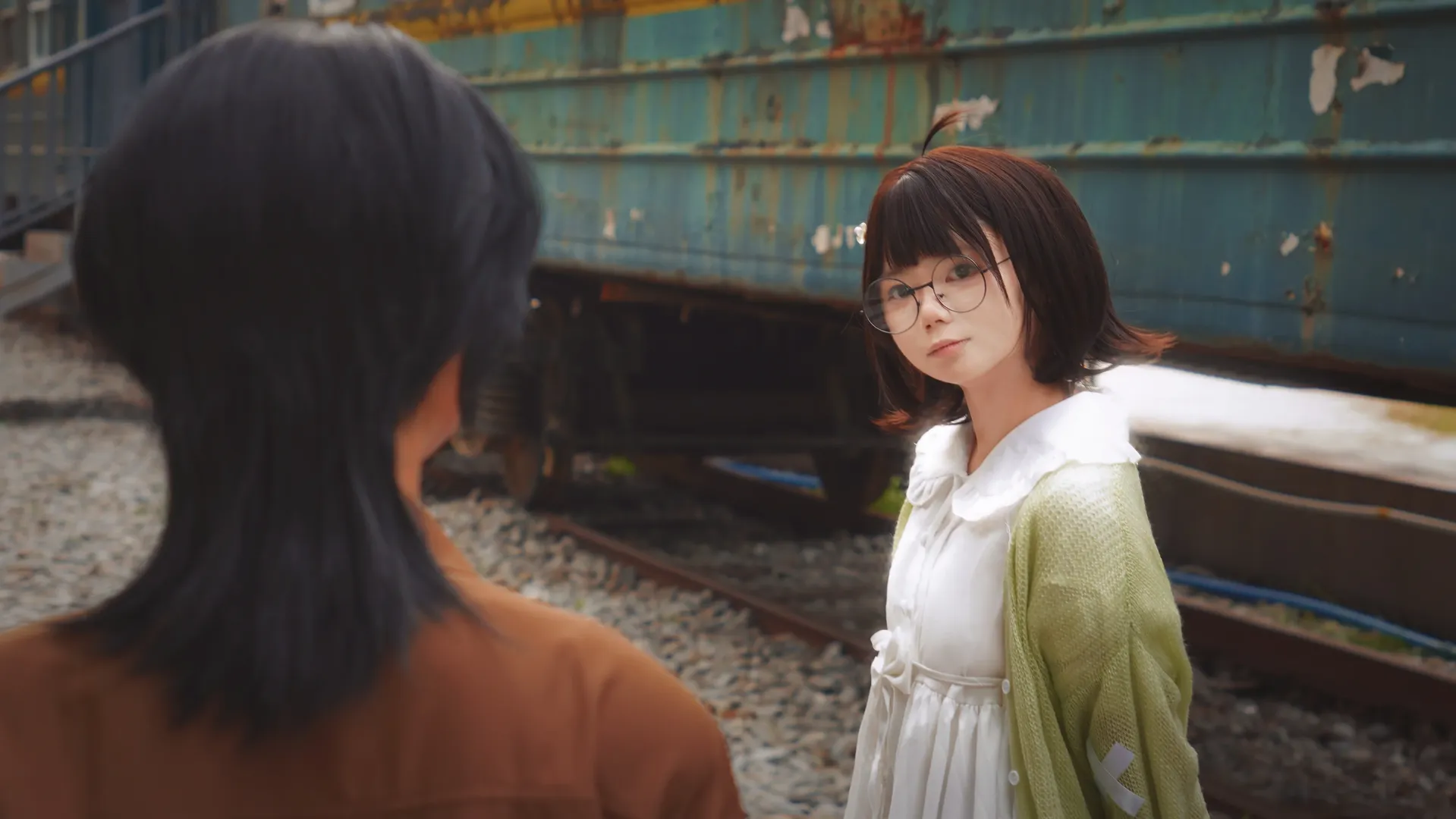 双人cosplay, 铁轨摄影, 昙露凝cos, 纸嫁衣9, 日常感cos - 第4张