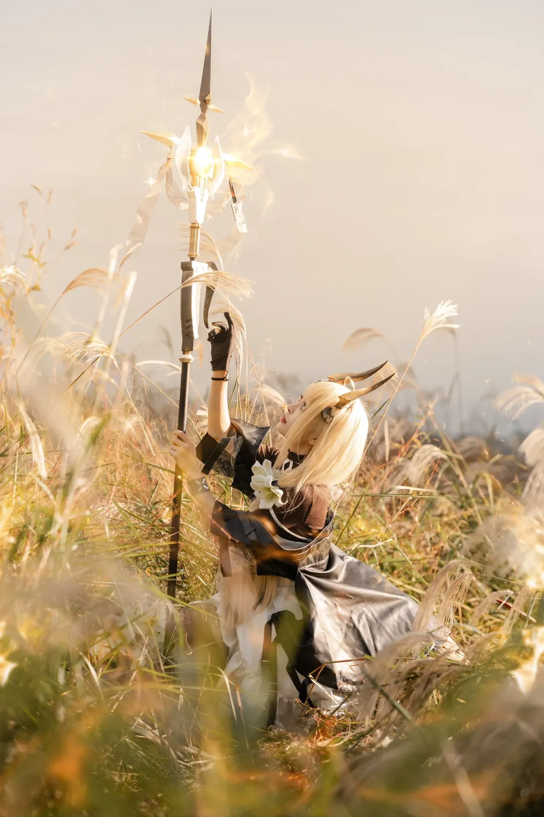 二次元少女, 明日方舟, cosplay摄影, 焰影苇草cos, 黑丝袜 - 第4张