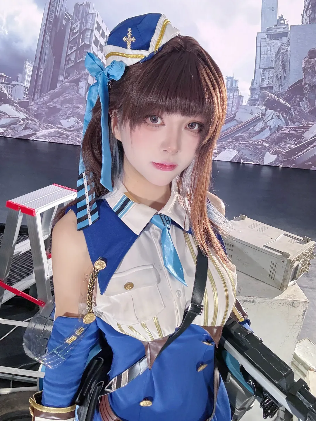 cosplay, 胜利女神新的希望, 白丝穿搭, nikke, 老玛cos - 第3张