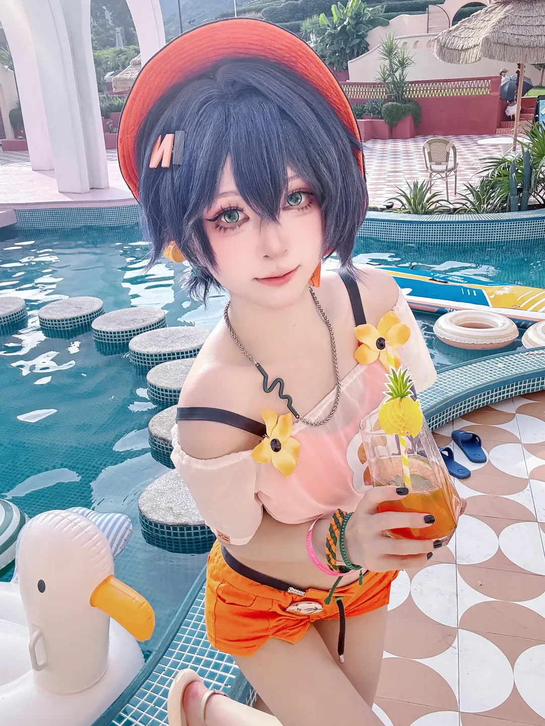 绝区零, 二次元cos, 夏日泳装, cosplay摄影, 玲妹cos - 第3张