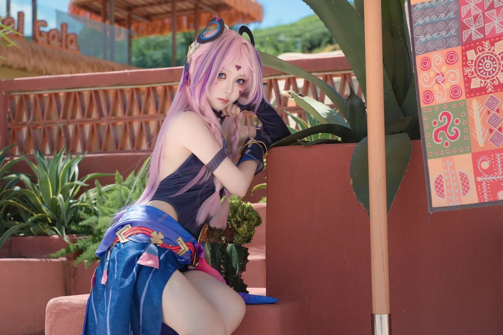 原神, 异域风情, cosplay摄影, 户外人像, 茜特拉莉cos