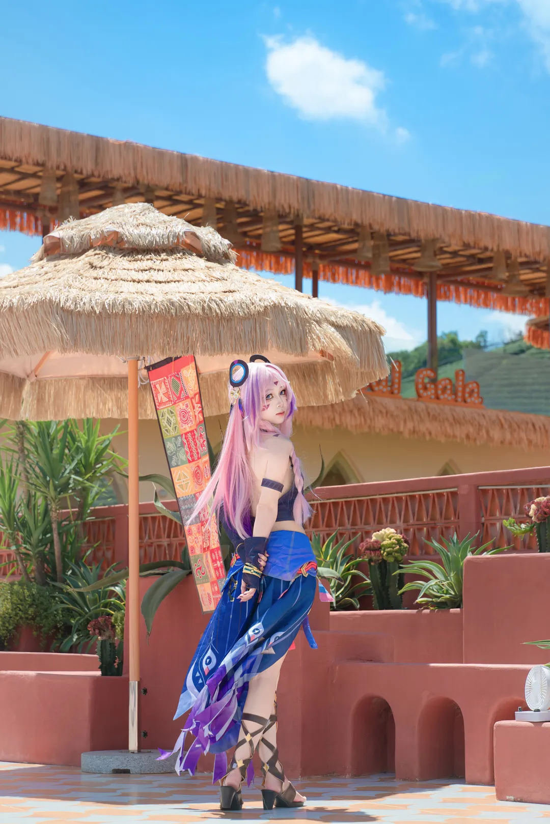 原神, 異国情緒, コスプレ撮影, 屋外ポートレート, シトラリ コスプレ - 3枚目