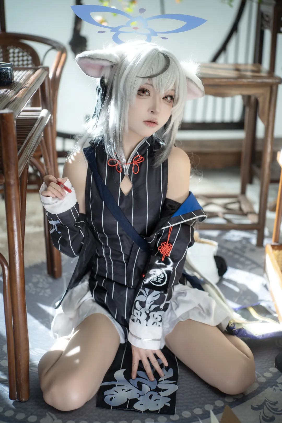 cosplay, 二次元摄影, 蔚蓝档案, 兽耳, 春原心奈cos - 第2张
