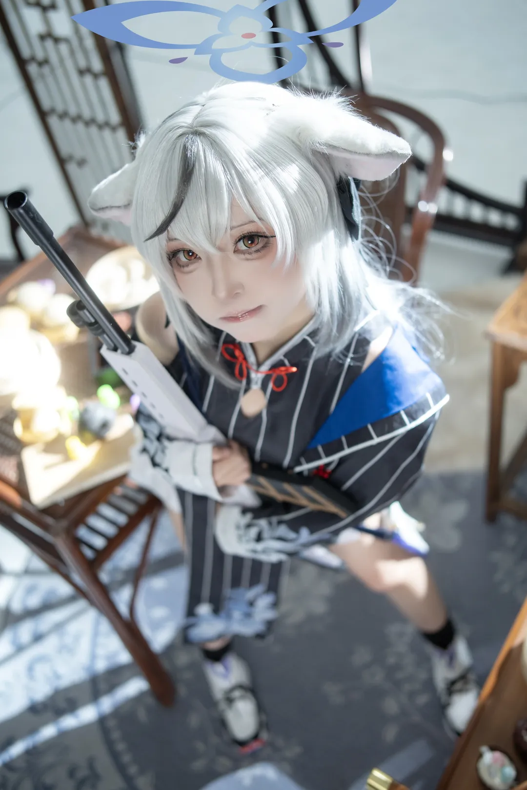 cosplay, Anime-style photography, Blue Archive, Animal ears, Sunohara Kokona cosplay