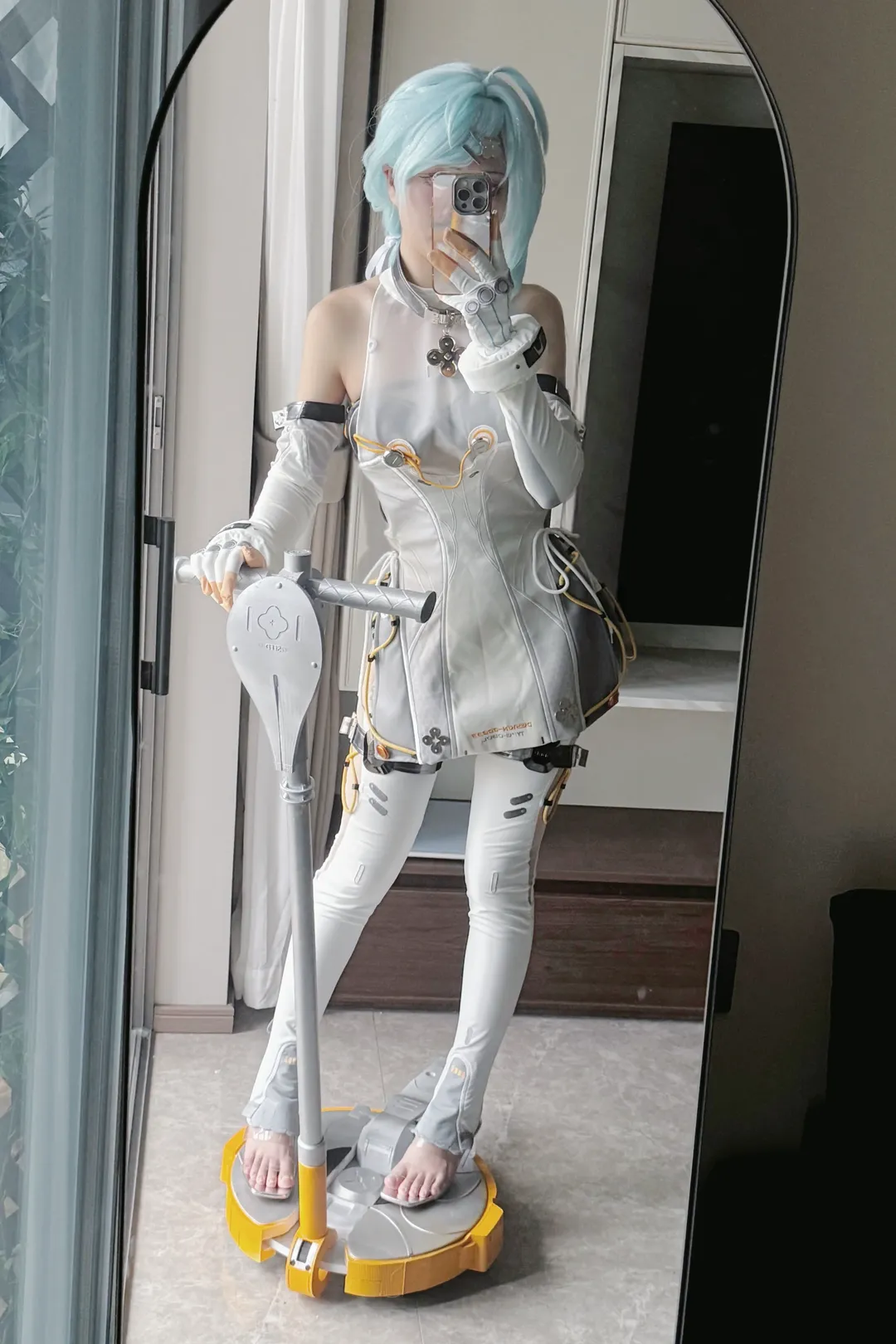 绝区零, 席德cos, cosplay穿搭, 白色机能风, 科技感造型