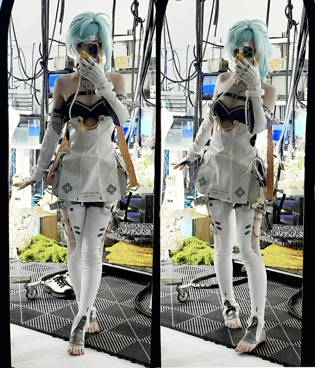 绝区零, 席德cos, cosplay日常, 赛博朋克风cos, 矢量之墟3Z试衣 - 第1张