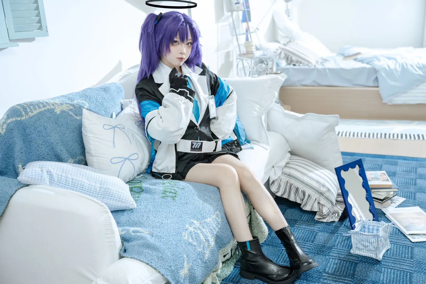 Blue Archive, Girl photography, Hayase Yuuka cosplay, Cosplay photography, Birthday anniversary