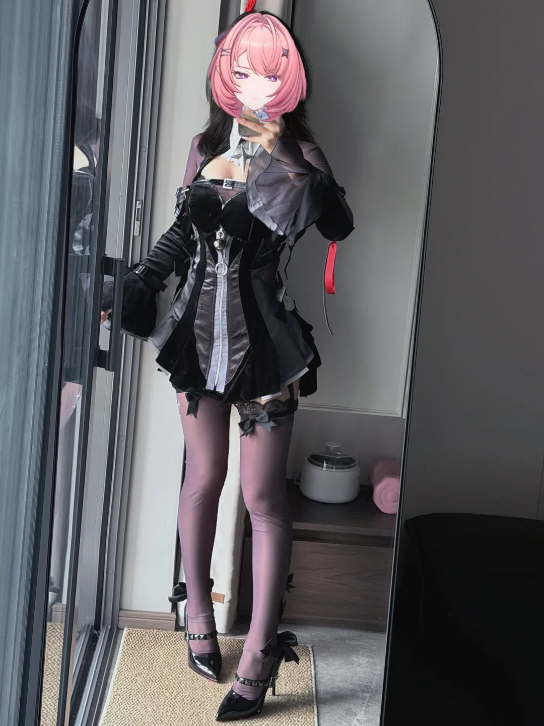 Gothic style outfit, Vector Ruins, Casual cosplay, Try-on haul, Ramiel cosplay