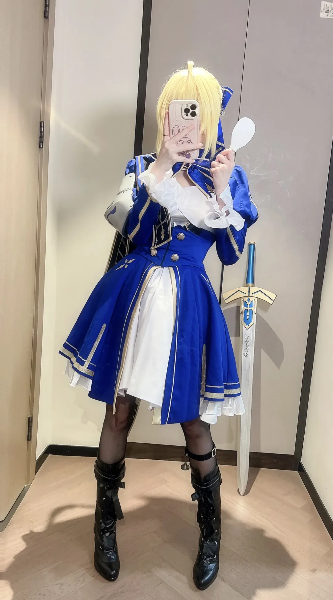 Genshin Impact, Honkai: Star Rail, Skirk cosplay, Saber cosplay, Stockings - Image 2