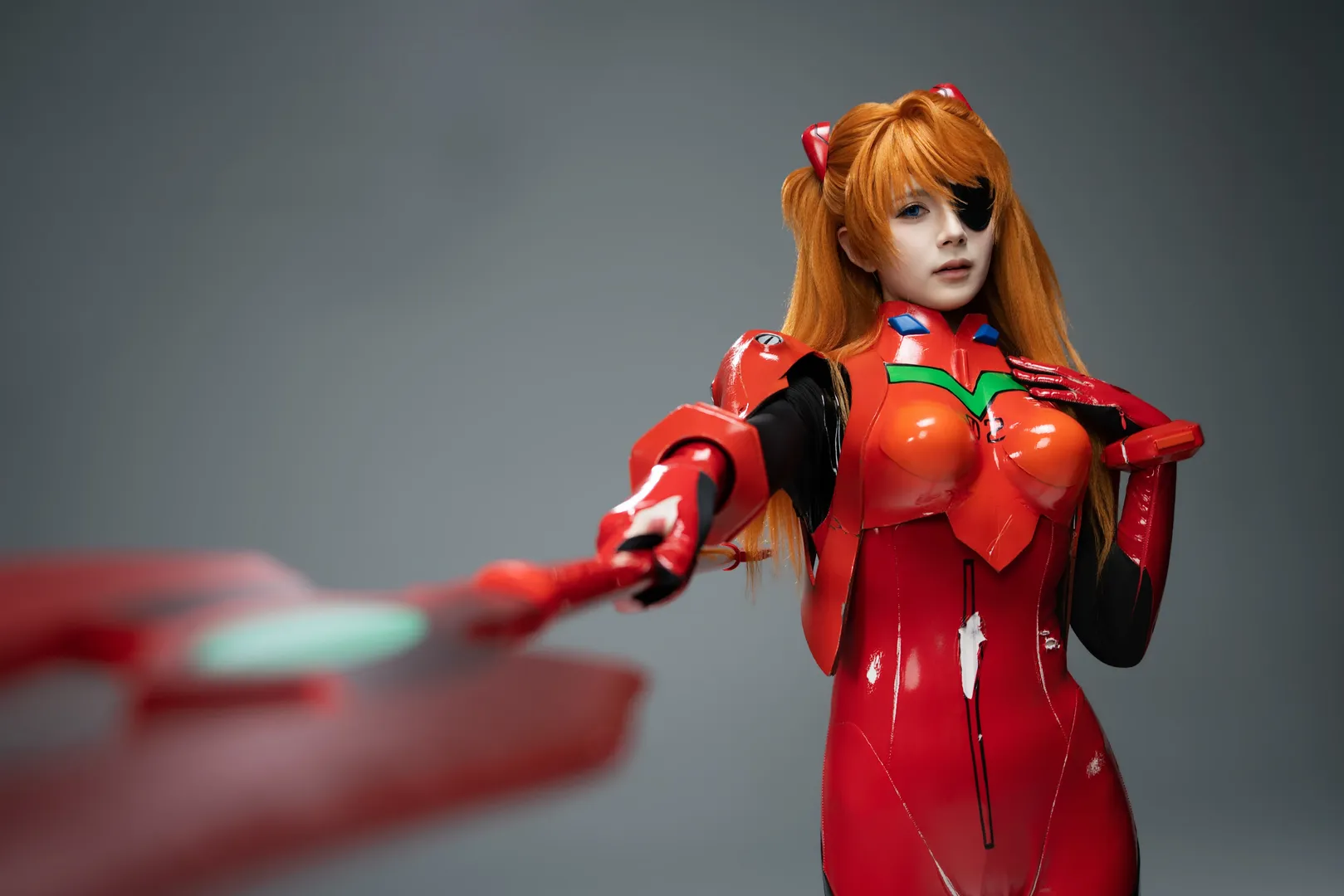 Cosplay photography, Photo poses, Asuka Cosplay, Neon Genesis Evangelion, Battle damage makeup - Image 10