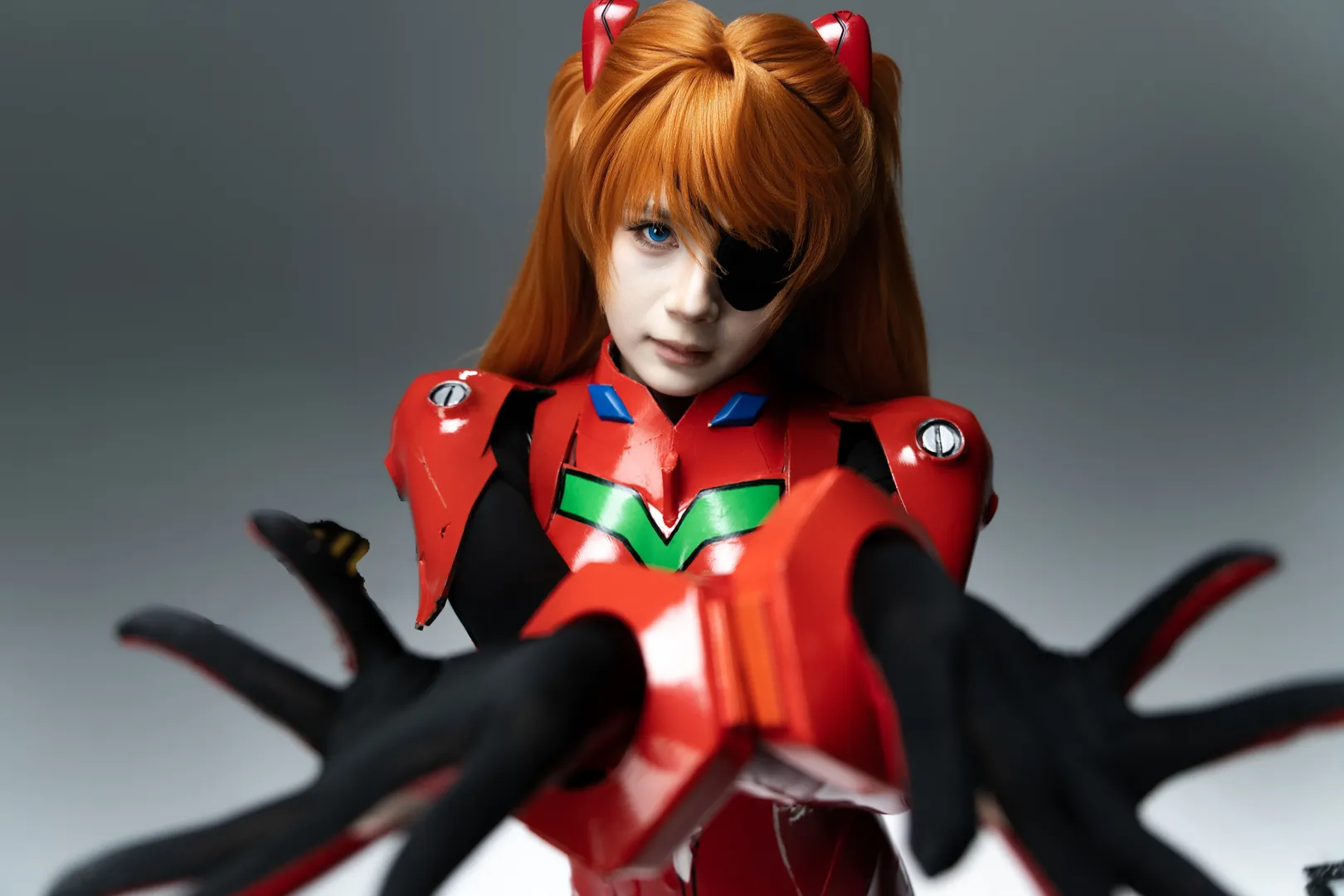 Cosplay photography, Photo poses, Asuka Cosplay, Neon Genesis Evangelion, Battle damage makeup - Image 5