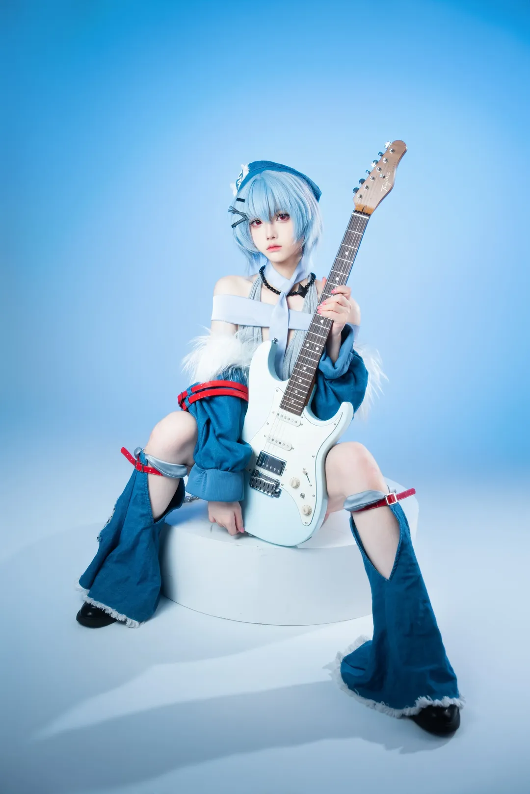 cosplay, 二次元摄影, 绫波丽cos, 新世纪福音战士, 摇滚风