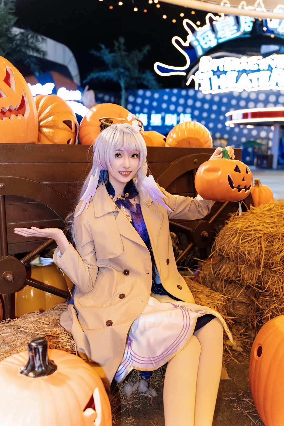 崩坏星穹铁道, 知更鸟cos, 游乐园写真, 二次元Coser, 万圣节cosplay - 第2张