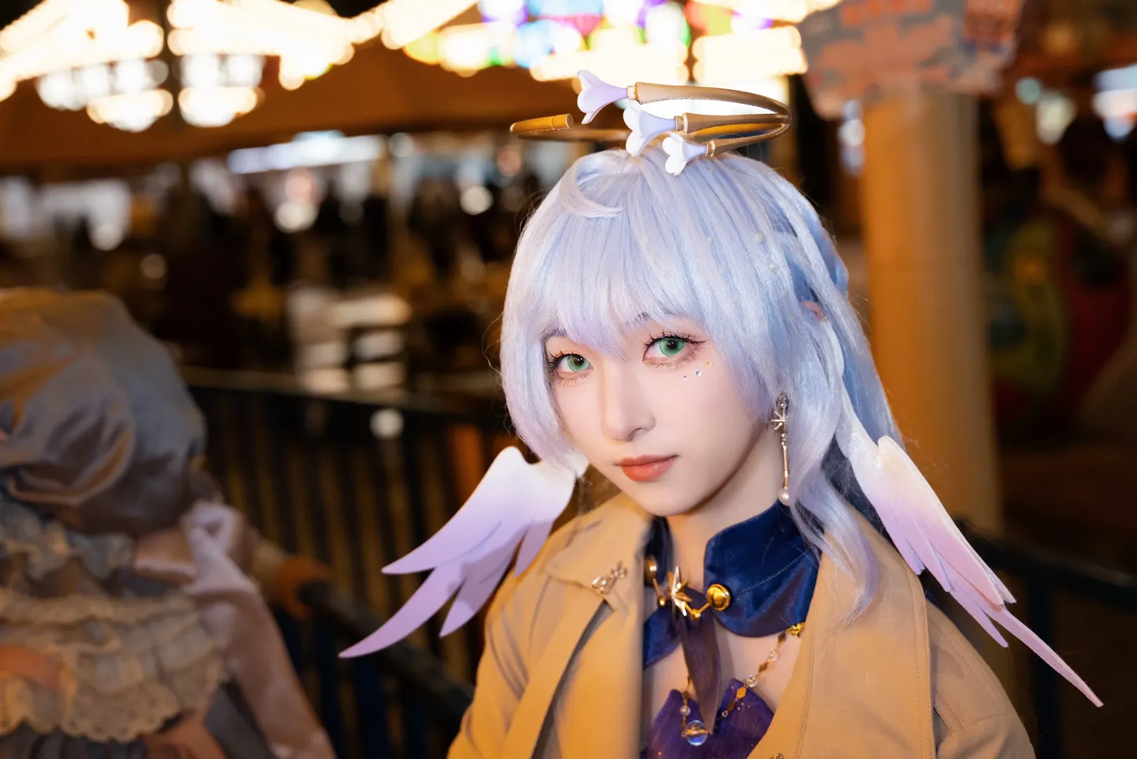 崩坏星穹铁道, 知更鸟cos, 游乐园写真, 二次元Coser, 万圣节cosplay - 第4张