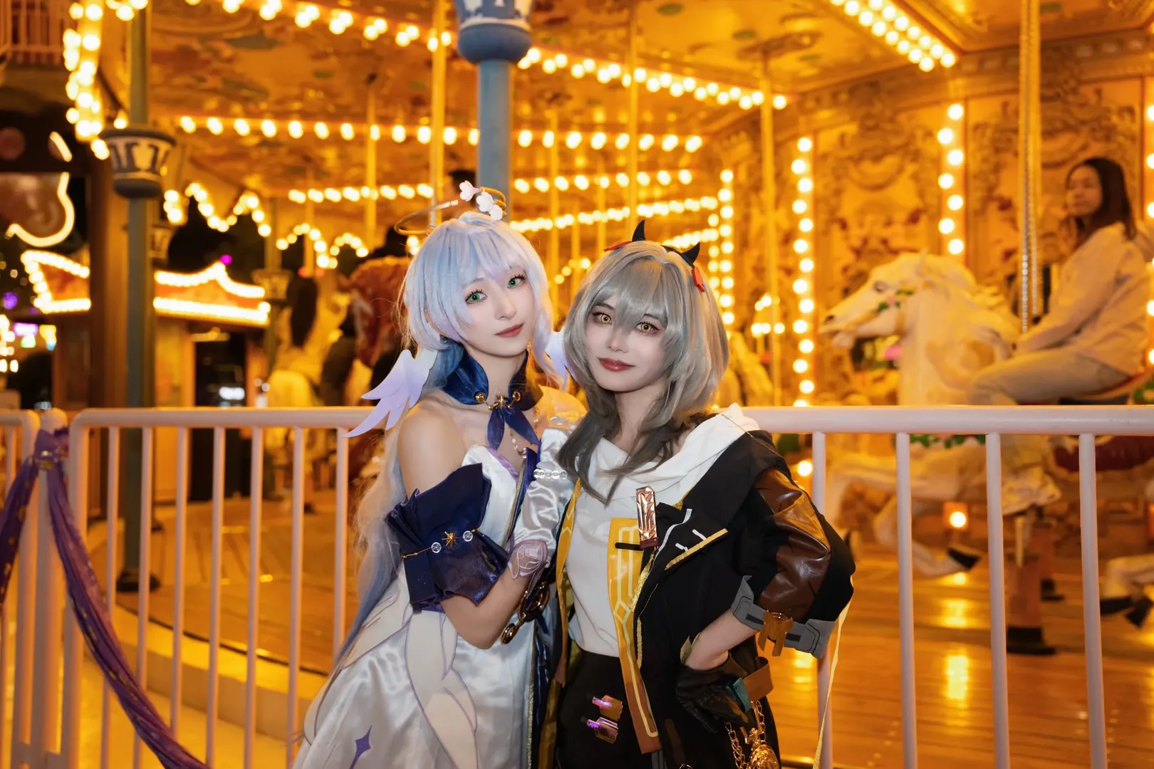 崩坏星穹铁道, 知更鸟cos, 游乐园写真, 二次元Coser, 万圣节cosplay - 第6张