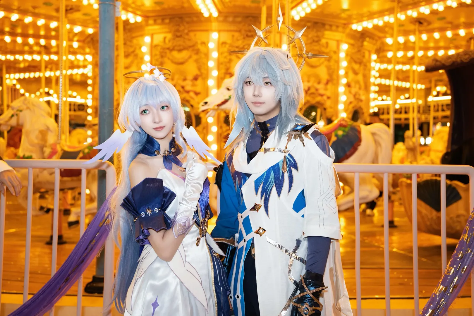 崩坏星穹铁道, 知更鸟cos, 游乐园写真, 二次元Coser, 万圣节cosplay - 第7张