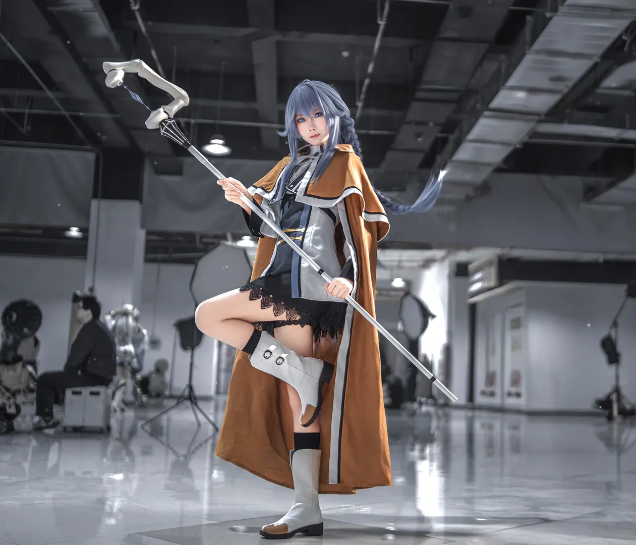 二次元, cosplay, 白丝, 洛琪希cos, 无职转生
