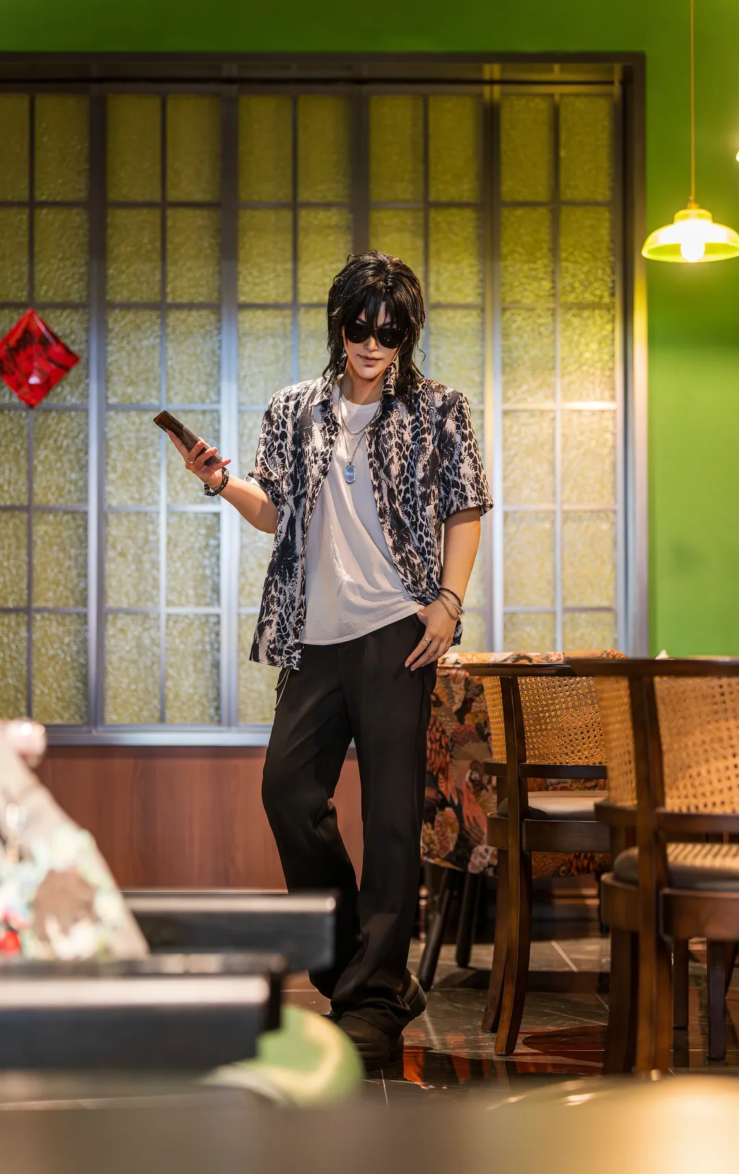 二次元摄影, 互勉约拍, cosplay正片, 黑瞎子cos, 盗墓笔记 - 第1张
