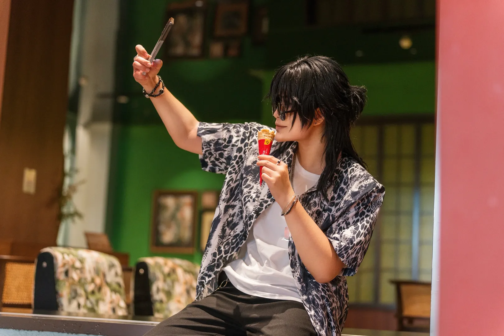 二次元摄影, 互勉约拍, cosplay正片, 黑瞎子cos, 盗墓笔记 - 第7张